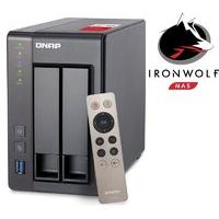 QNAP TS-251+-2G 6TB (2 x 3TB SGT-IW) 2 Bay NAS with 2GB RAM