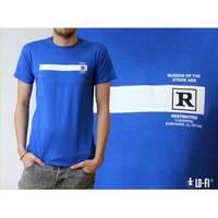 Qotsa Royal Blue Mens Blue T Shirt: XXL