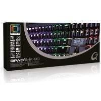 Qpad Mk-90 Pro Gaming Mechanical With Red Backlit Keyboard (uk)