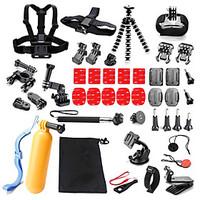 QQT for GoPro accessories 25 in 1 Set Family Kit Go Pro SJ4000 SJ5000 SJ6000 accessories package for GoPro HD Hero 3 4 5 camera