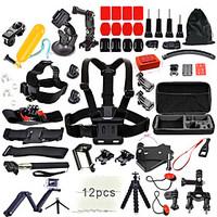 qqt for gopro accessories set for go pro hero 5 4 3 kit 3 way mount fo ...