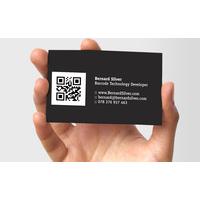 qr code business cards 50 qty