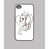 queen of hearts iphone 4 / 4s