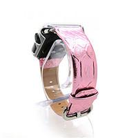 Quality High gloss Paint Genuine Leather Strap For Iwatch Band Strap Bracelet 38mm 42mm