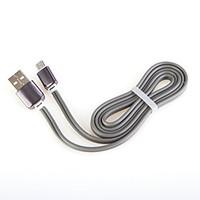 Quick Charge Aluminum USB 2.0 Charger Cable Cord for Samsung Android Smartphone General Cable (1.0 M)