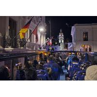 quito at night and live ecuatorian music and show