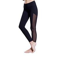 Queen Yoga Women\'s Running Pants/Trousers/Overtrousers 3/4 Tights Crop Leggings BottomsBreathable Compression Lightweight Materials