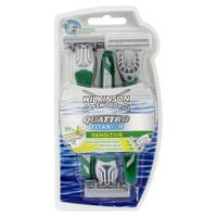 Quattro For Men Disposable Razors 3pk