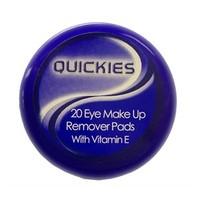 Quickies Eye Make Up Remover Pads 20's Pades