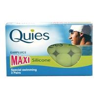 quies maxi silicone earplugs 3 pairs