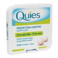 Quies Pure Wax Earplugs 8 pairs