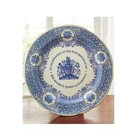 queens 90th birthday commemorative plate ceramic