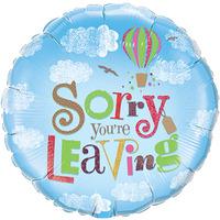 qualatex 18 inch round foil balloon sorry youre leaving