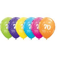 qualatex 11 inch assorted latex balloon 70 around