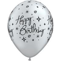 Qualatex 11 Inch Assorted Latex Balloon - Elegant Sparkles Swirls