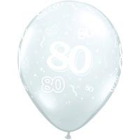 qualatex 11 inch clear latex balloon 80 around