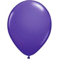 qualatex 5 inch round plain latex balloon purple violet