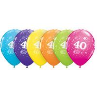 qualatex 11 inch assorted latex balloon 40 around