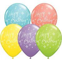 Qualatex 11 Inch Assorted Latex Balloon - Birthday Confettic Dots