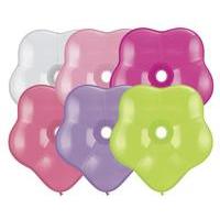 qualatex 11 inch assorted colours latex balloon floral blossoms