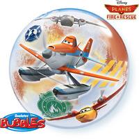 Qualatex 22 Inch Single Bubble Balloon - Planes Fire Rescue