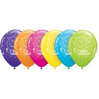 Qualatex 11 Inch Clear Latex Balloon - Retirement Smile