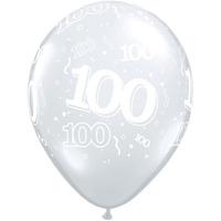 qualatex 11 inch clear latex balloon 100 around