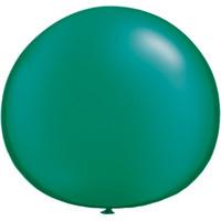 qualatex 05 inch round plain latex balloon pearl emerald