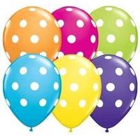 Qualatex 11 Inch Assorted Latex Balloon - Birthday Pennants & Dots