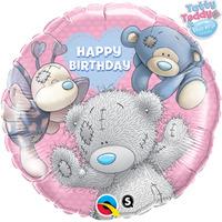 qualatex 18 inch round foil balloon me to you blue nose friends bday