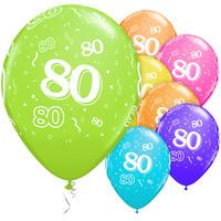 Qualatex 11 Inch Assorted Latex Balloon - 80 Around