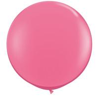 Qualatex 05 Inch Round Plain Latex Balloon - Rose