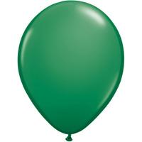 qualatex 11 inch round plain latex balloon green