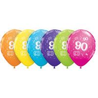 qualatex 11 inch assorted latex balloon 90 around