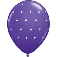 Qualatex 11 Inch Carnival Latex Balloon - Small Polka