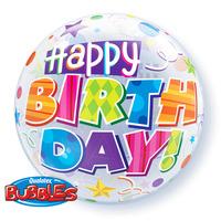 qualatex 22 inch single bubble balloon birthday party patterns