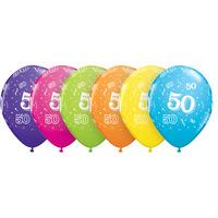 qualatex 11 inch assorted latex balloon 50 around