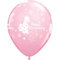 Qualatex 11 Inch Pink Latex Balloon - Christening Soft Pony