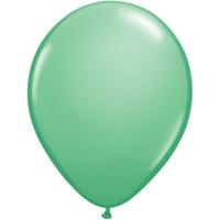 qualatex 11 inch round plain latex balloon winter green