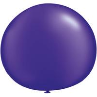 qualatex 05 inch round plain latex balloon pearl quartz purple