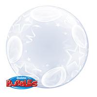 Qualatex 24 Inch Single Bubble Balloon - Deco Balloons & Star
