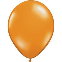 Qualatex 11 Inch Round Plain Latex Balloon - Mand Orange