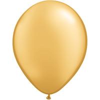 Qualatex 11 Inch Round Plain Latex Balloon - Gold