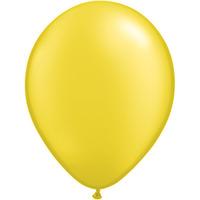 qualatex 11 inch round plain latex balloon pearl citrine