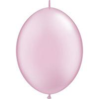 Qualatex Quick Link Plain Latex Balloons - Pearl Pink