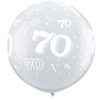 qualatex 3 foot clear latex balloon 70 around