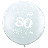 Qualatex 3 Foot Clear Latex Balloon - 80 Around