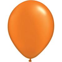 qualatex 11 inch round plain latex balloon pearl mandarin