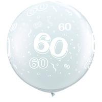 Qualatex 3 Foot Clear Latex Balloon - 60 Around