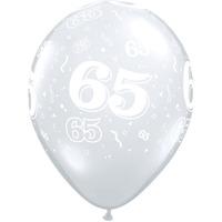 qualatex 11 inch clear latex balloon 65 around